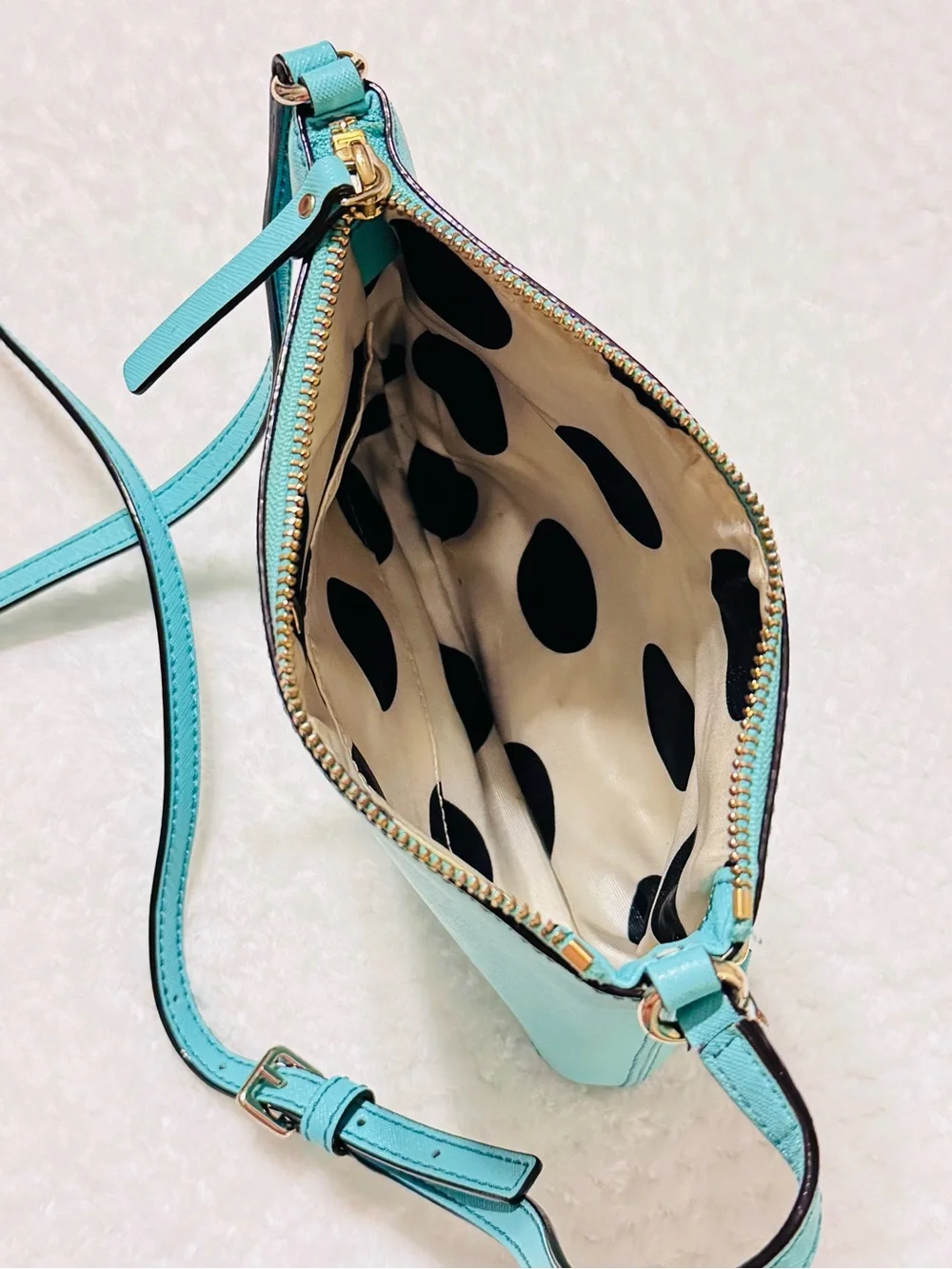 kate spade leather turquoise